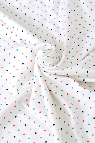 ONE SKY INFANT WHITE AOP PRINTED BLANKET