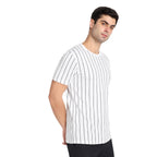 Men White Regular Fit Summer T-Shirt
