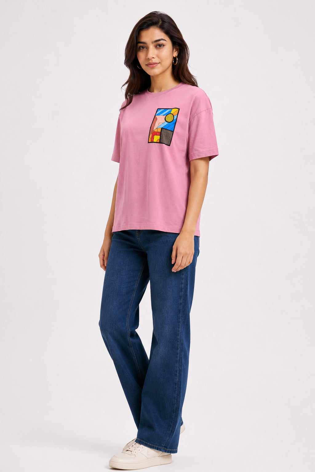 WILD ROSE WOMEN HALF SLEEVE TSHIRT
