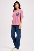 WILD ROSE WOMEN HALF SLEEVE TSHIRT