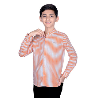 BOYS LINING CLAY COTTON SHIRT