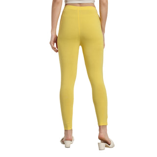 Women Sun Flower Ankle Length Legging