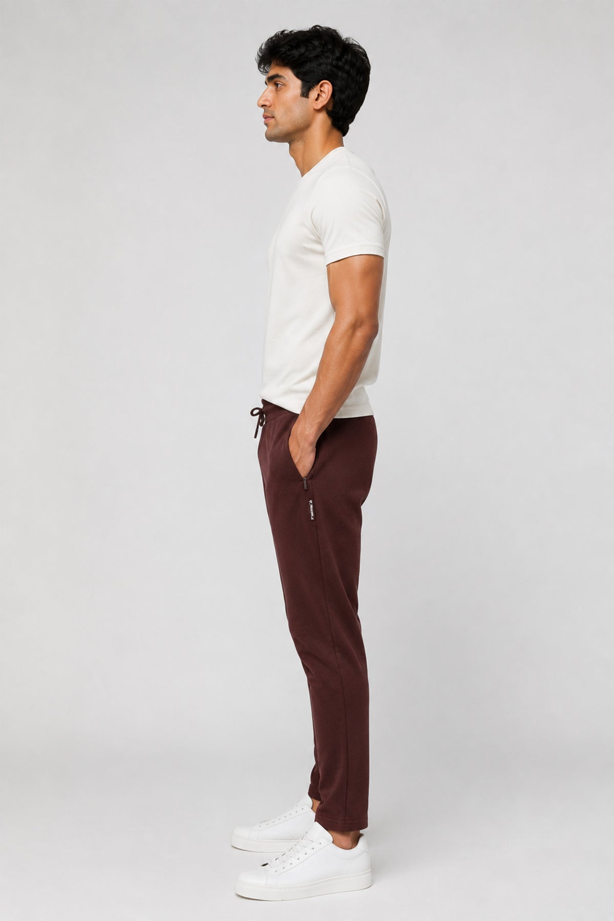 CHOCOLATE COLOR MEN TRACK PANT
