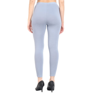 Women Shark Grey Ankle Length Legging