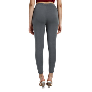 Women Fossil Grey Ankle Length Legging