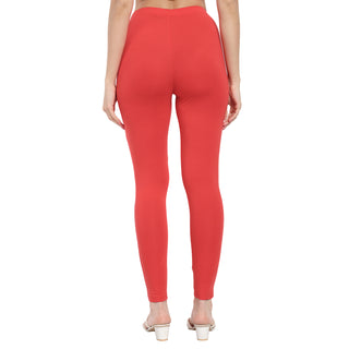 Women Light Cherry Regular Legging