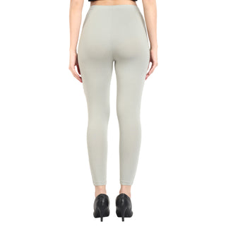 Women Fog Grey Ankle Length Legging