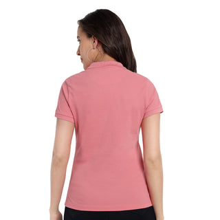 Women Strawberry Comfort Cotton Polo T-Shirt