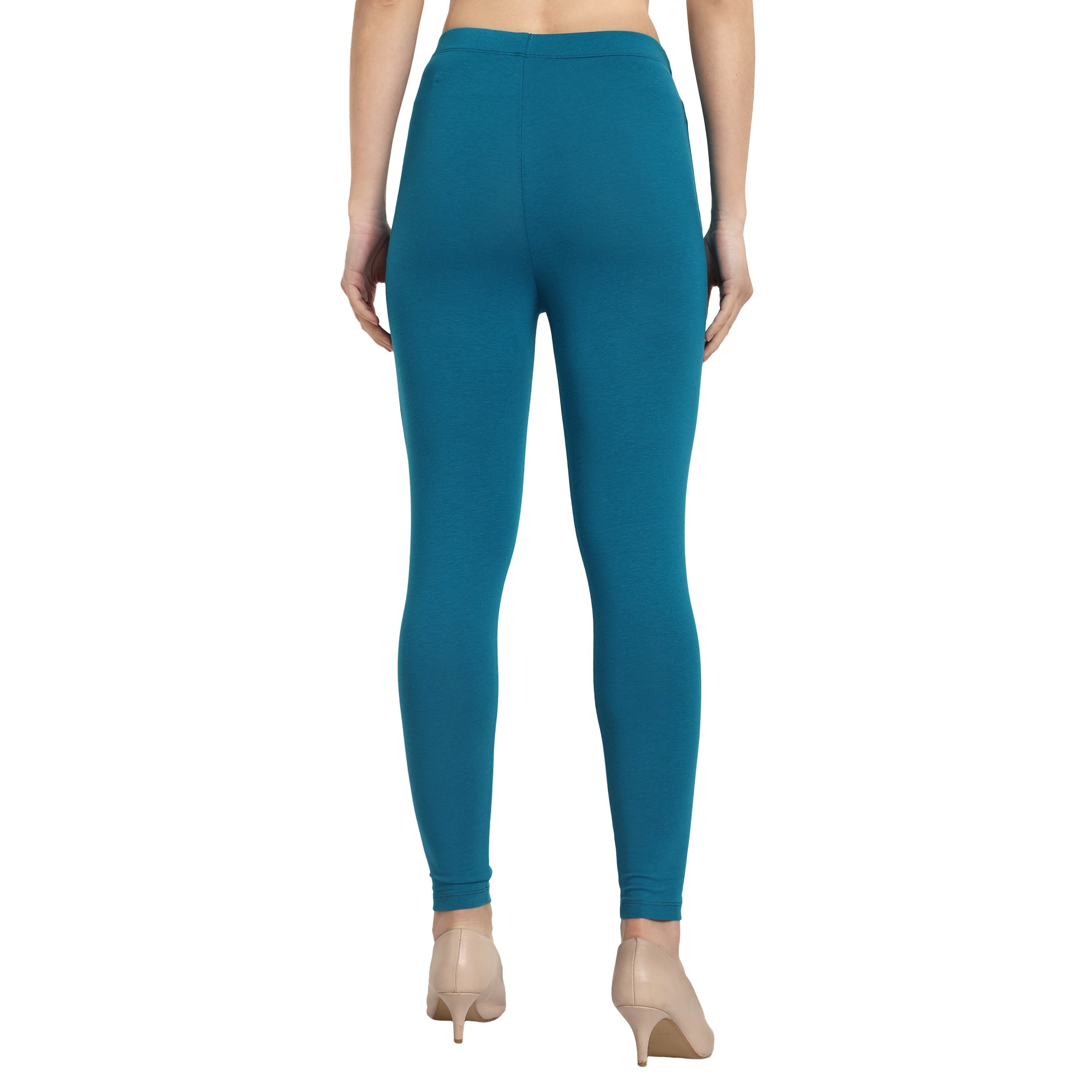 Green Ankle Leggings