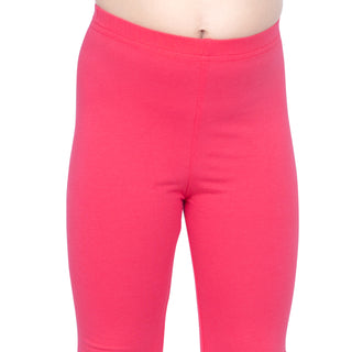 Girls Bubblegum Pink Regular Legging