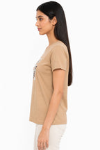 LIGHT SKIN WOMEN HALF SLEEVE TSHIRT
