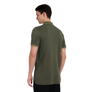 Men Nu Olive Round Neck T-Shirt