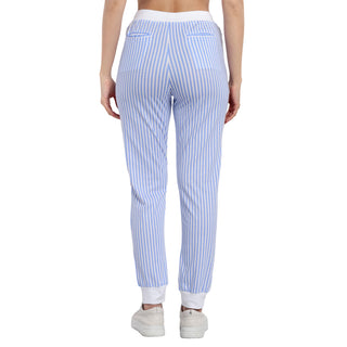 Women Fresh Sky Vogue Voyage Striped Jogger