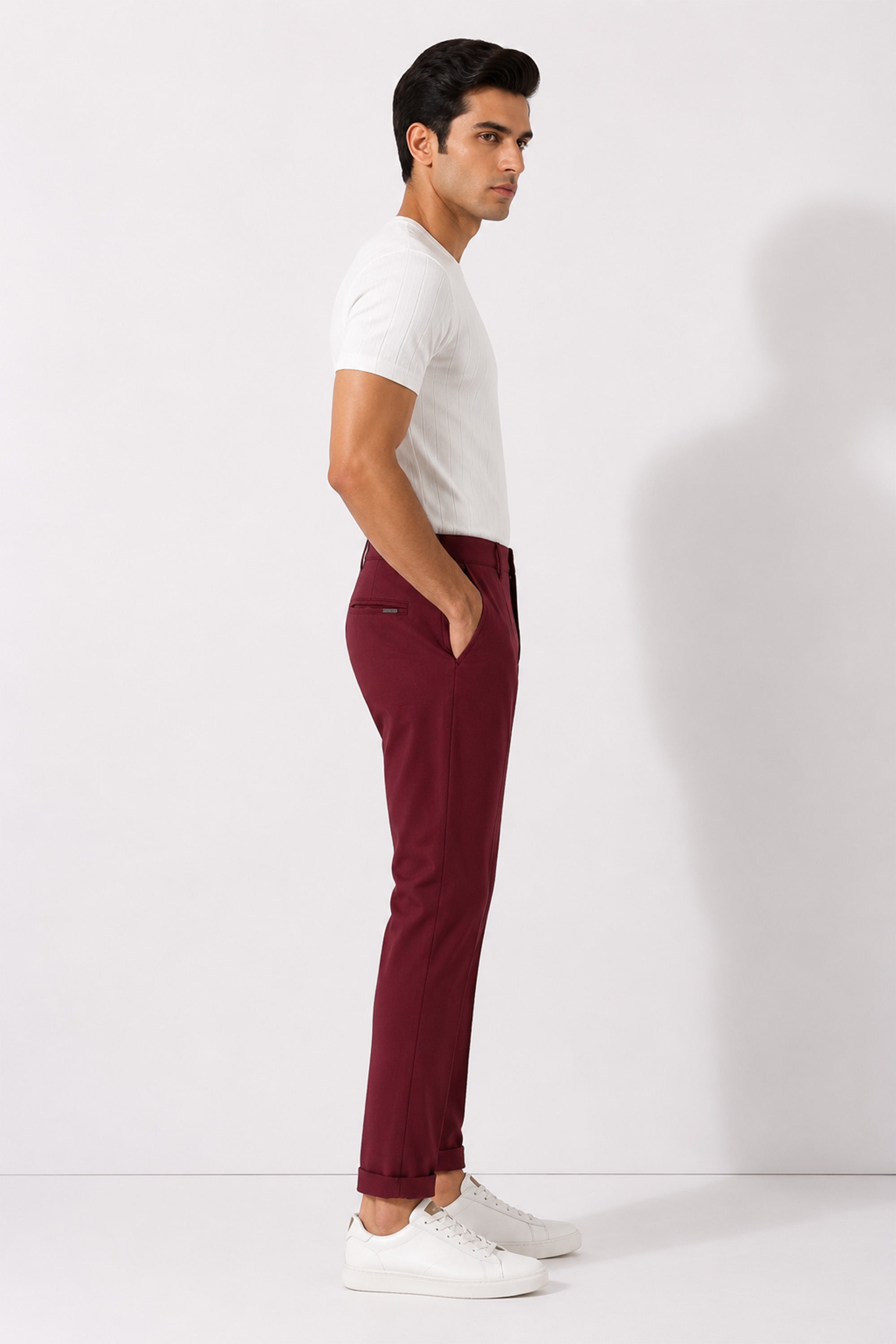 CHOCOLATE TRUFFLE COLOR MEN TROUSER