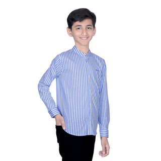 BOYS LINING FRESH SKY COTTON SHIRT