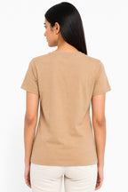 LIGHT SKIN WOMEN HALF SLEEVE TSHIRT