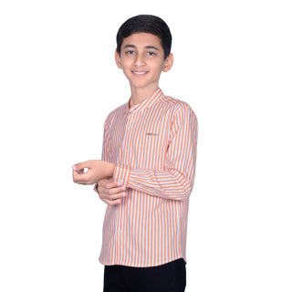 BOYS LINING CLAY COTTON SHIRT