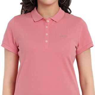 Women Strawberry Comfort Cotton Polo T-Shirt