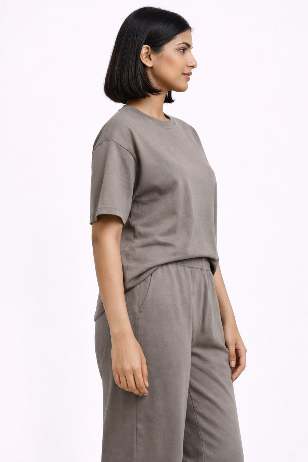 WARM GREY WOMEN H/S CO-ORD SET