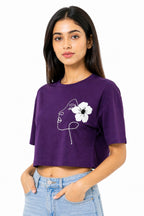 DEEP PURPLE WOMEN HALF SLEEVE TSHIRT