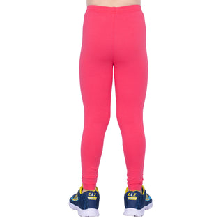 Girls Bubblegum Pink Regular Legging