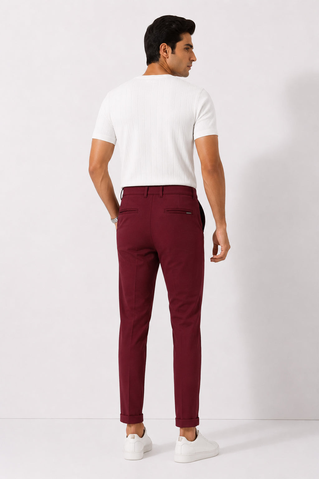 CHOCOLATE TRUFFLE COLOR MEN TROUSER