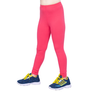 Girls Bubblegum Pink Regular Legging