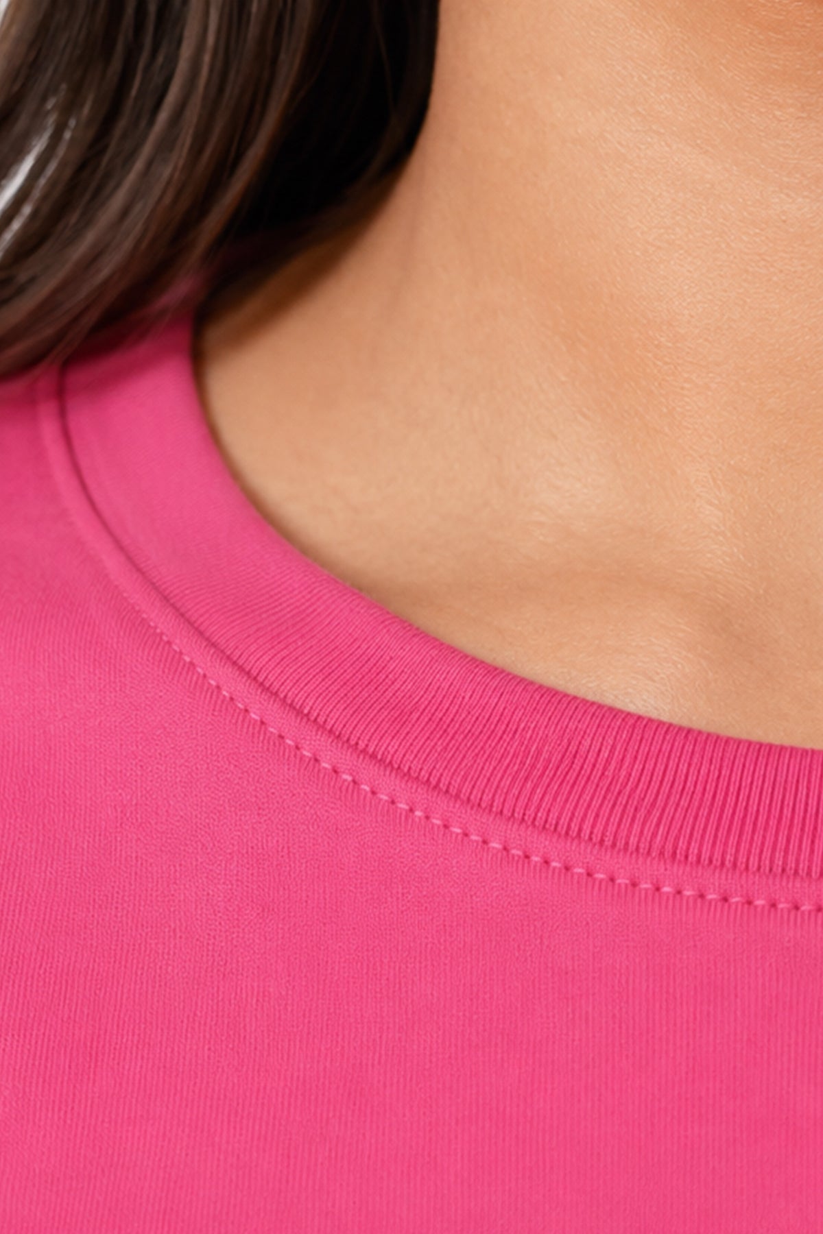PINK WOMEN HALF SLEEVE TSHIRT
