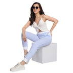 Women Fresh Sky Vogue Voyage Striped Jogger