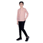 BOYS LINING CLAY COTTON SHIRT