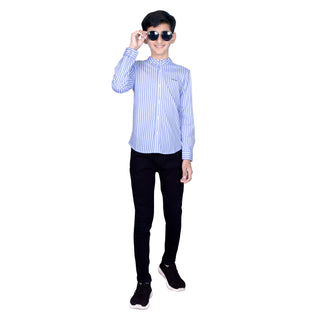 BOYS LINING FRESH SKY COTTON SHIRT