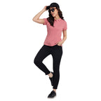 Women Strawberry Comfort Cotton Polo T-Shirt