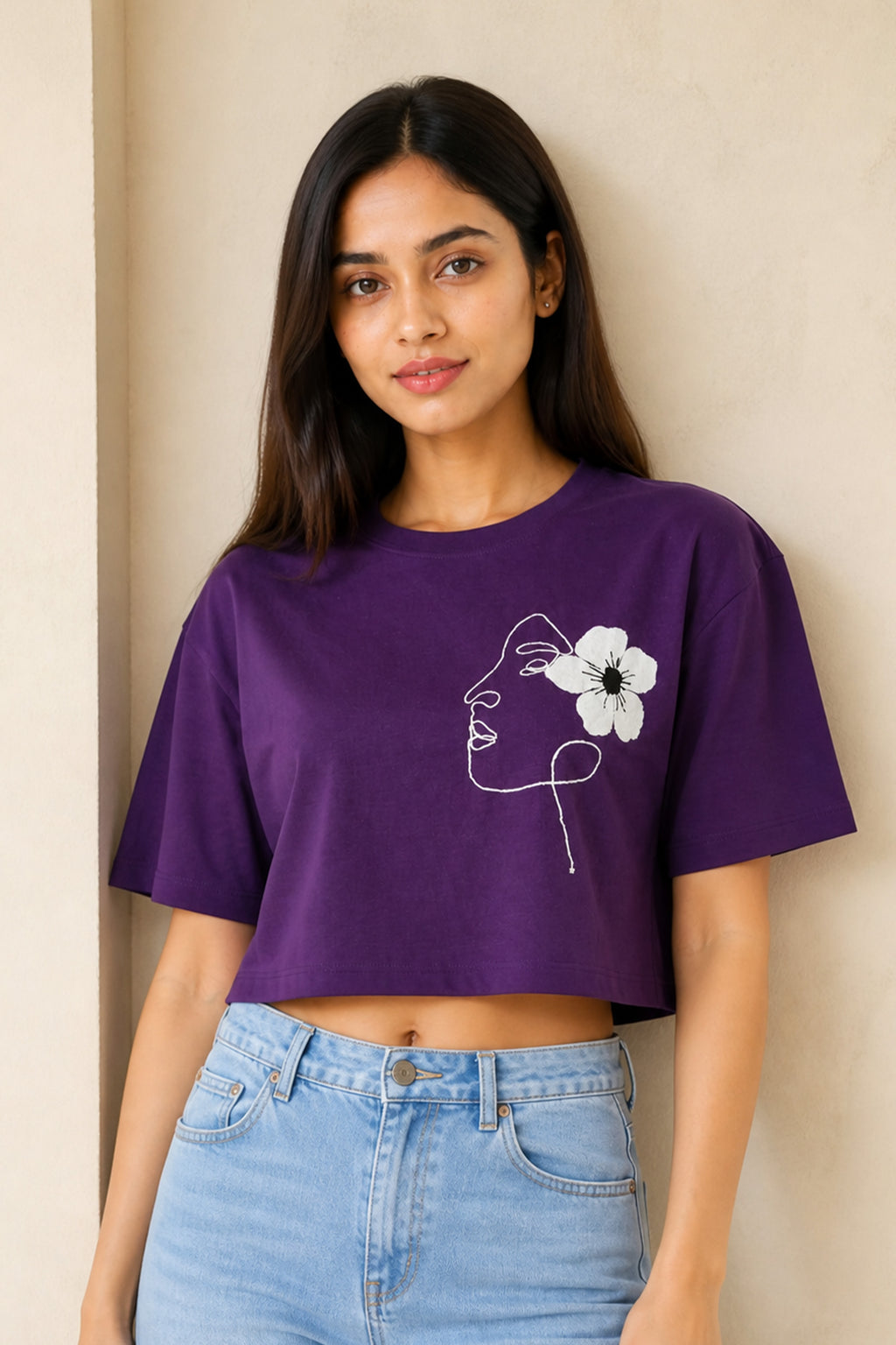 DEEP PURPLE WOMEN HALF SLEEVE TSHIRT