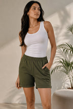 DARK OLIVE WOMEN BERMUDA