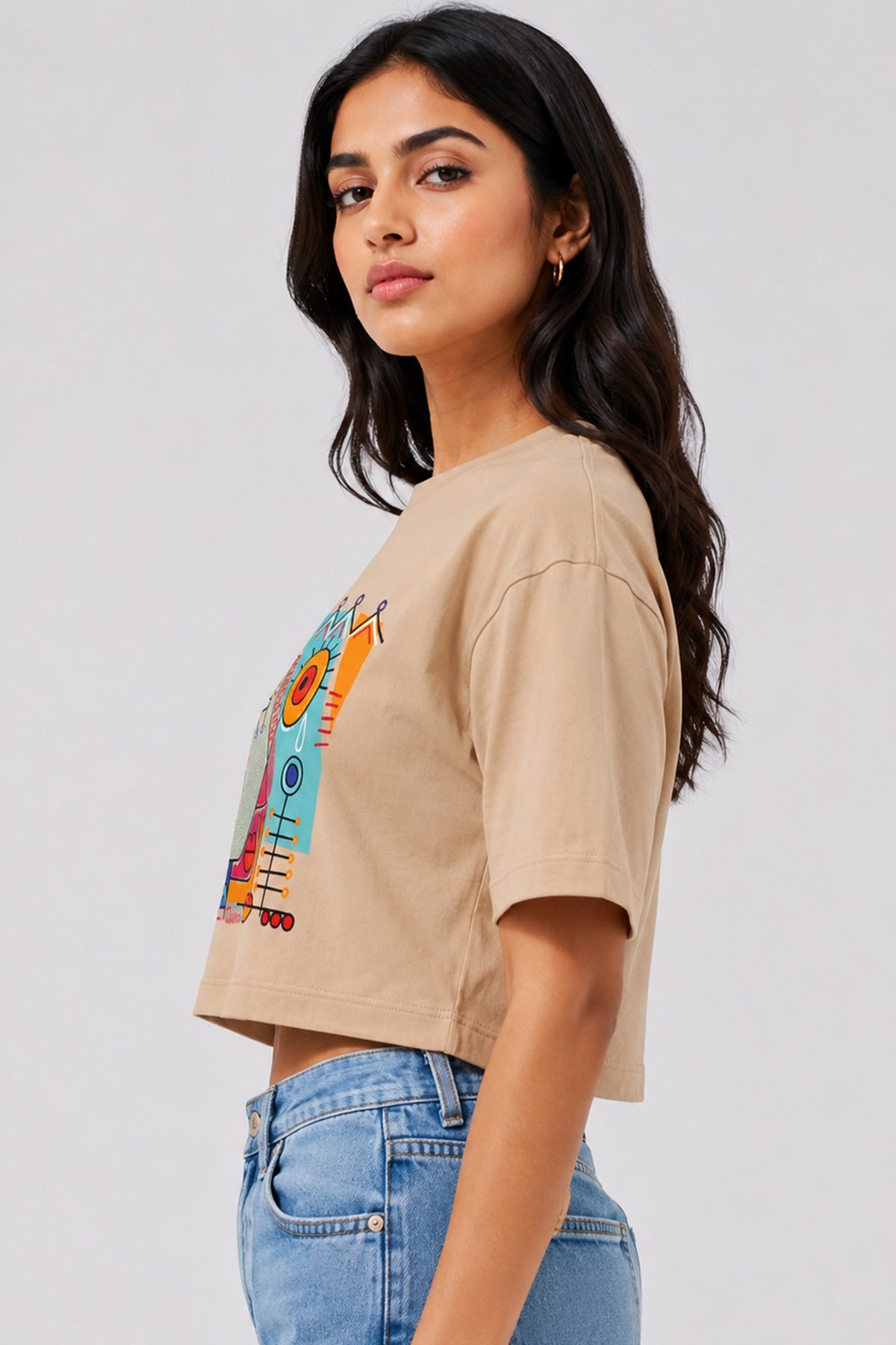 LIGHT SKIN WOMEN HALF SLEEVE TSHIRT