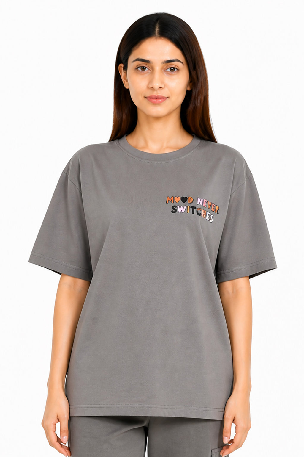 WARM GREY WOMEN H/S CO-ORD SET