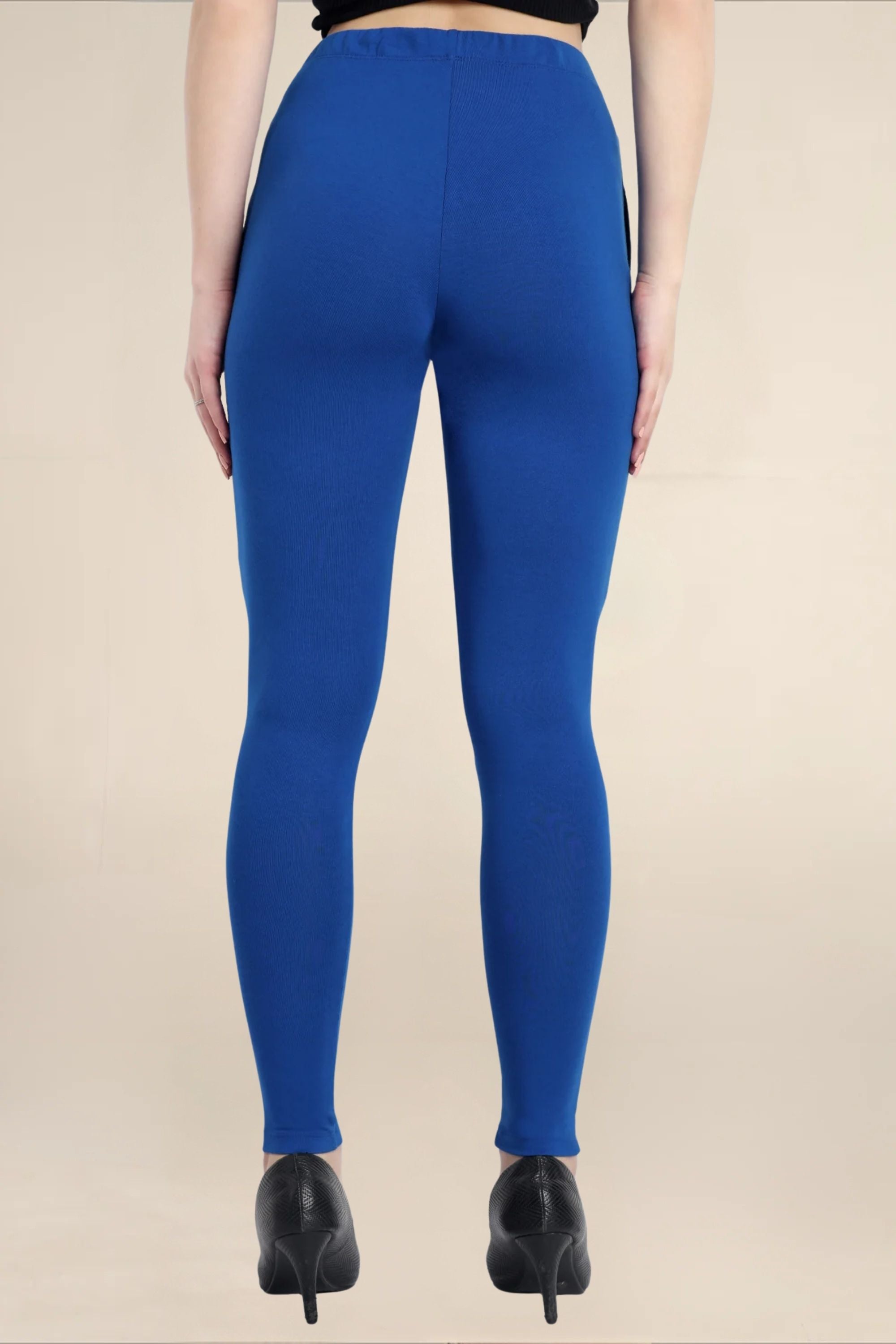 WOMENS INDIGO REGULAR LENGTH POCKET LEGGING
