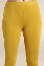 ONE SKY WOMEN MAIZE SOLID LEGGINGS