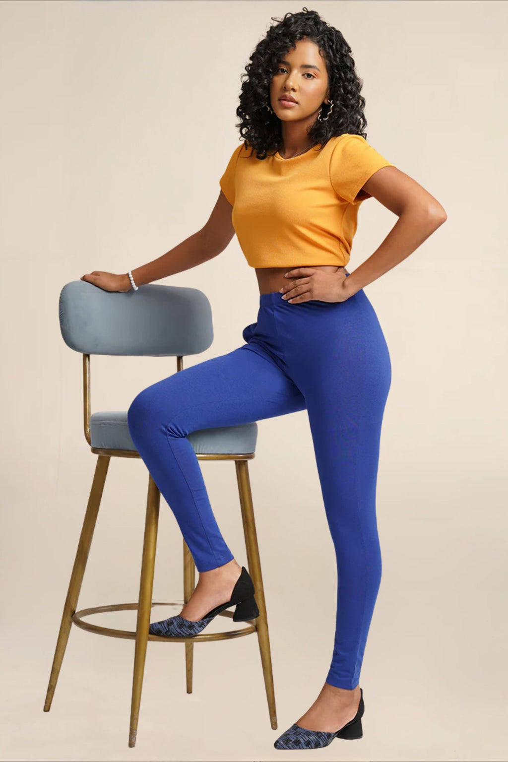 WOMENS DEEP INK REGULAR LENGTH POCKET LEGGING