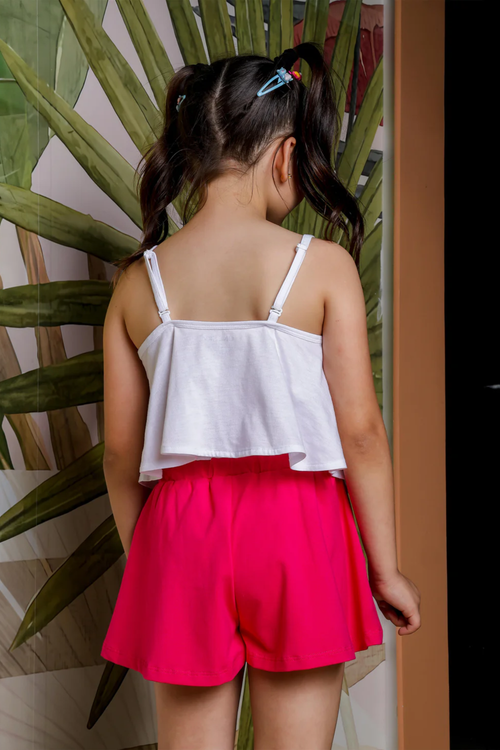 Girls Tank Top White Camisole