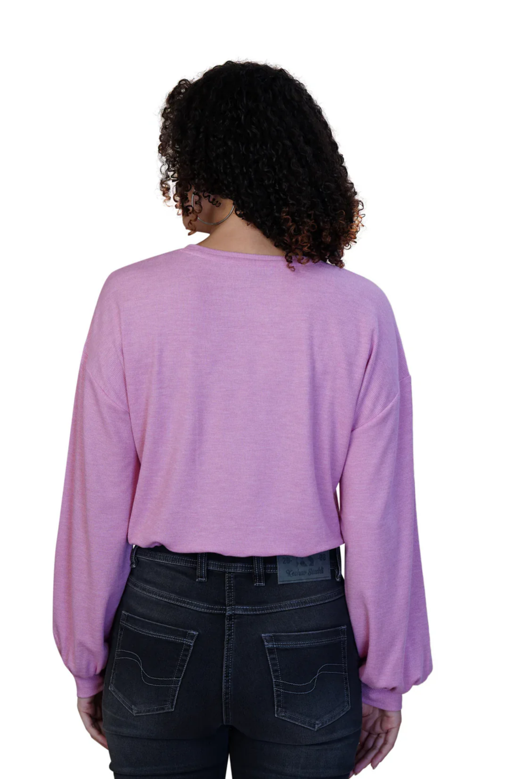 Women Lilac Breeze Trendy Balloon Sleeves Top