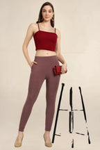 ONE SKY WOMEN MOUSE SOLID LEGGINGS