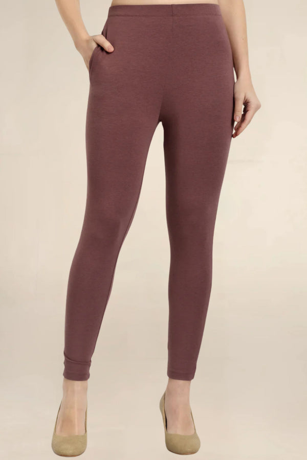 ONE SKY WOMEN MOUSE SOLID POCKET LEGGINGS