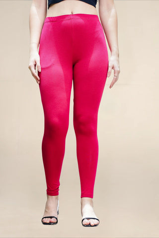 WOMENS DARK CERISE REGULAR LENGTH POCKET LEGGING