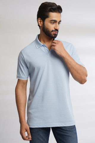 Men Fresh Sky Polo T-Shirt