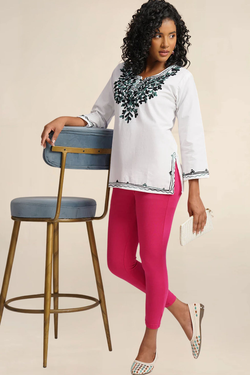 ONE SKY WOMEN RANI SOLID LEGGINGS