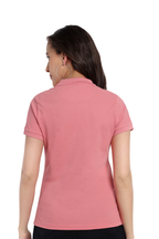 Women Strawberry Comfort Cotton Polo T-Shirt