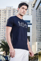 Men's 100% Cotton 'HOPE' Printed Round Neck T-shirt