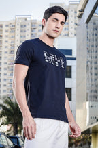 Men's 100% Cotton 'HOPE' Printed Round Neck T-shirt