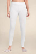 WOMEN WHITE REGULAR LENGTH LEGGING